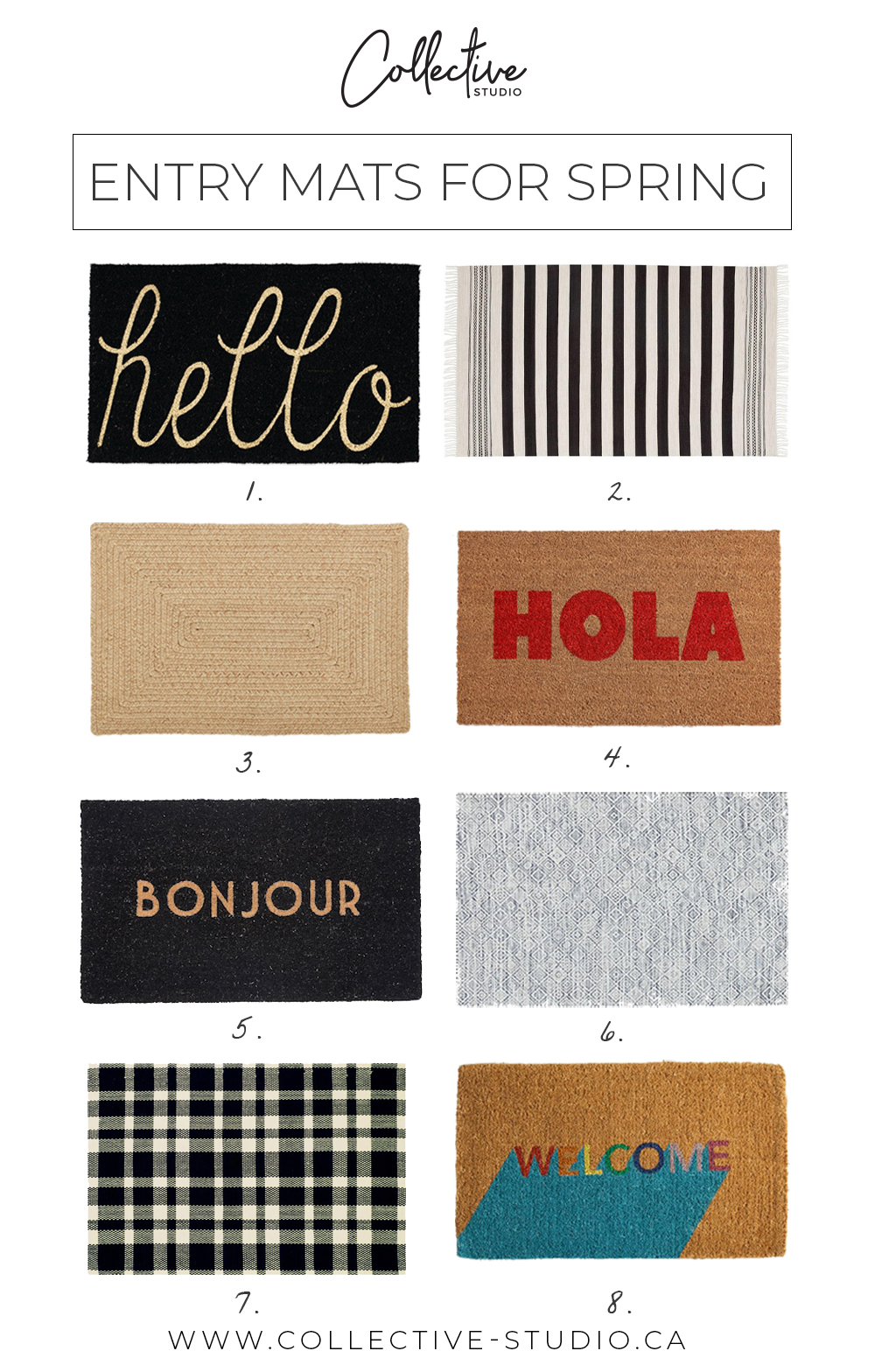 Trend: Entry Mats for Spring